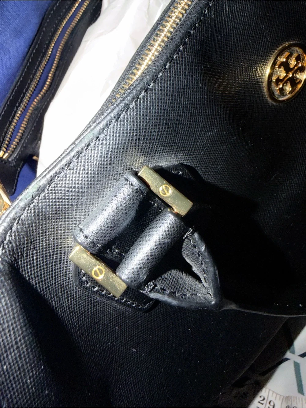 Tory Burch structured leather